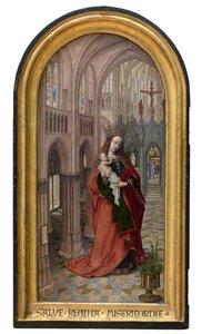 Madonna in der Kirche von Master of 1499