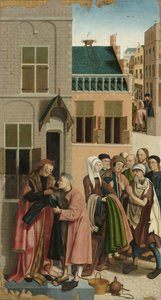 Die sieben Werke der Barmherzigkeit: Die Nackten kleiden, 1504