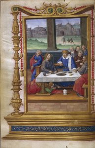 Fest im Haus von Simon dem Pharisäer, 1500-1550 von Master of Claude de France