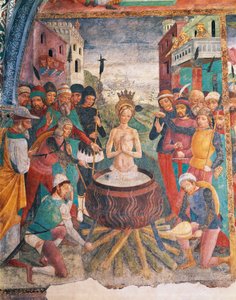 Passion der Heiligen Margareta von Antiochia, Kapelle der Heiligen Margareta von Antiochia, Sacro Monte di Crea, Heiligtum Santa Maria Assunta