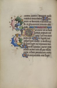 Geschmückte Initiale D von Master of Guillebert de Mets