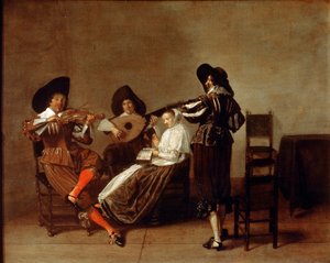 Musikalischer Abend, frühes 17. Jahrhundert