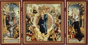 Der Wildenstein-Altar geöffnet