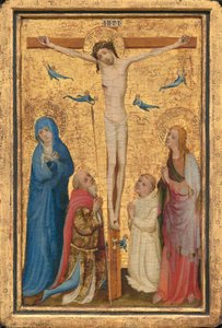 Die Kreuzigung, um 1400-1410 von Master of Saint Veronica