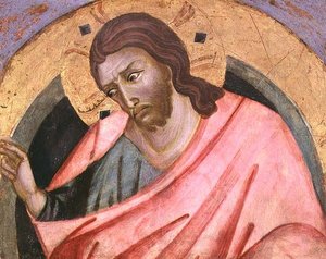 Die Segnung Christi von Master of San Torpe