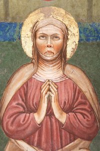 Pfingsten (Detail): die Jungfrau Maria von Master of Vignola