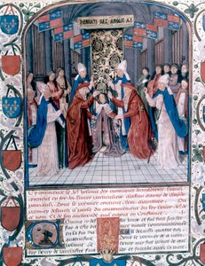 Krönung von Heinrich V. von England, Illustration aus 
