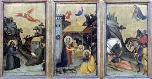 Die Stigmata des Hl. Franziskus, Die Geburt Christi und Die Bekehrung des Hl. Paulus