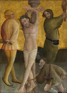 Die Geißelung, ca. 1400 von Master of the Berswordt Altar