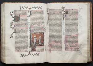Das Gotha-Missale: Fol. 114v, St. Peter und Paul