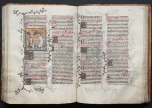 Das Gotha Missale: Fol. 117r, Text, um 1375