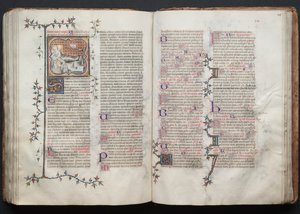 Das Gotha Missale: Fol. 123r, Text von Master of the Boqueteaux