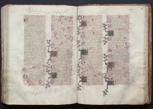 Das Gotha Missale: Fol. 127v, Text von Master of the Boqueteaux