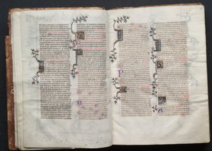 Das Gotha Missale: Fol. 12r, Text, ca. 1375
