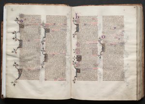Das Gotha Missale: Fol. 20v, Text, ca. 1375