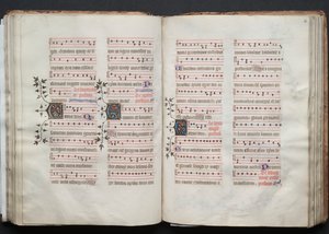 Das Gotha Missale: Fol. 59v, Text, ca. 1375
