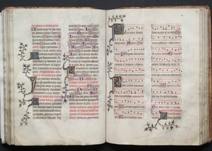 Das Gotha Missale: Fol. 66v, Text von Master of the Boqueteaux