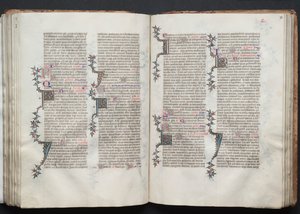 Das Gotha Missale: Fol. 93r, Text, ca. 1375
