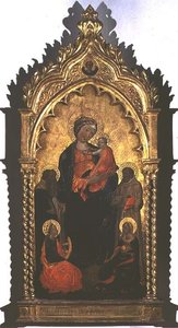 Madonna und Kind mit Heiligen