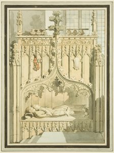 Figuren von Sir Maurice Berkeley und seiner Frau in St. Mark