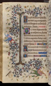Stundenbuch von Karl dem Edlen, König von Navarra (1361-1425): fol. 134v, Text
