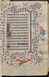 Stundenbuch von Karl dem Edlen, König von Navarra (1361-1425): fol. 31r, Text von Master of the Brussels Initials and Associates