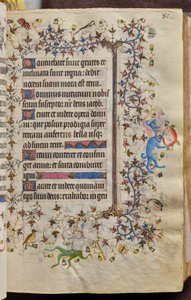Stundenbuch von Karl dem Edlen, König von Navarra (1361-1425): fol. 41r, Text