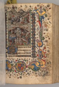 Stundenbuch von Karl dem Edlen, König von Navarra 1361-1425: fol. 101r, Text, um 1405