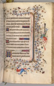 Stundenbuch von Karl dem Edlen, König von Navarra 1361-1425: fol. 218r, Text, um 1405
