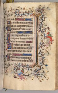 Stundenbuch von Karl dem Edlen, König von Navarra 1361-1425: fol. 220r, Text, ca. 1405