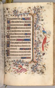 Stundenbuch von Karl dem Edlen, König von Navarra 1361-1425: fol. 225r, Text, um 1405