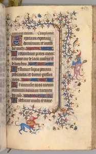 Stundenbuch von Karl dem Edlen, König von Navarra 1361-1425: fol. 230r, Text, um 1405