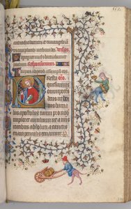 Stundenbuch von Karl dem Edlen, König von Navarra 1361-1425, fol. 271r, St. Barnabas, ca. 1405