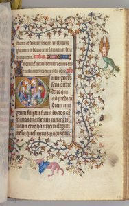Stundenbuch von Karl dem Edlen, König von Navarra 1361-1425, fol. 273r, Die vier Evangelisten, ca. 1405