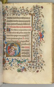 Stundenbuch von Karl dem Edlen, König von Navarra 1361-1425, fol. 282r, St. Thomas à Becket, ca. 1405 von Master of the Brussels Initials and Associates