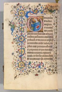 Stundenbuch von Charles dem Edlen, König von Navarra 1361-1425, fol. 305v, St. Martha, ca. 1405
