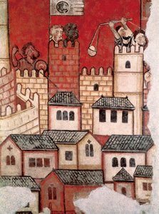 Die Eroberung von Mallorca (Detail) von Master of the Conquest of Mallorca