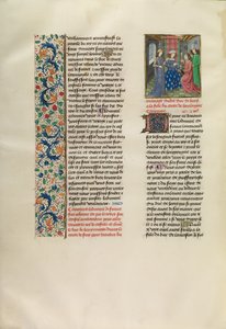 Der König von Frankreich sendet einen Boten zum König von Spanien von Master of the Copenhagen Caesar