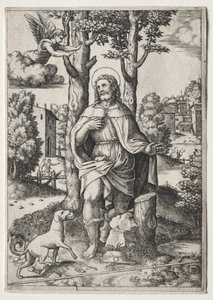 Heiliger Rochus von Master of the Die