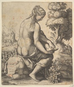 Venus entfernt einen Dorn aus ihrem Fuß, 1532