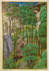 Heiliger Hieronymus in der Wüste von Master of the Dresden Prayer Books