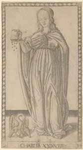 Nächstenliebe von Master of the E Series Tarocchi
