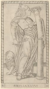 Tapferkeit von Master of the E Series Tarocchi