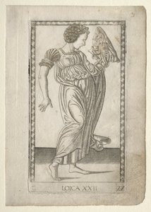 Logik aus den Tarocchi, Serie C: Freie Künste, Nr. 22, vor 1467 von Master of the E Series Tarocchi