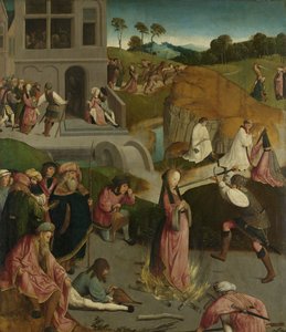 Das Martyrium der Heiligen Lucia von Master of the Figdor Deposition
