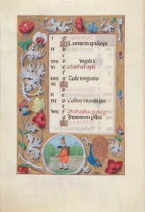 Stundenbuch der Königin Isabella der Katholischen, Königin von Spanien: Fol. 10v, September