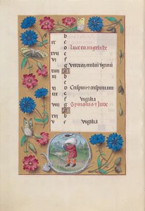 Stunden der Königin Isabella der Katholischen, Königin von Spanien: Fol. 11v, Oktober, ca. 1500