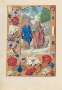 Stundenbuch der Königin Isabella der Katholischen, Königin von Spanien: Fol. 175v, Heilige Philipp & Jakobus