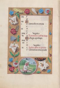 Stundenbuch der Königin Isabella der Katholischen, Königin von Spanien: Fol. 7v, Juni