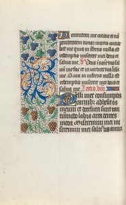 Stundenbuch Gebrauch von Rouen: fol. 131v, ca. 1470 von Master of the Geneva Latini